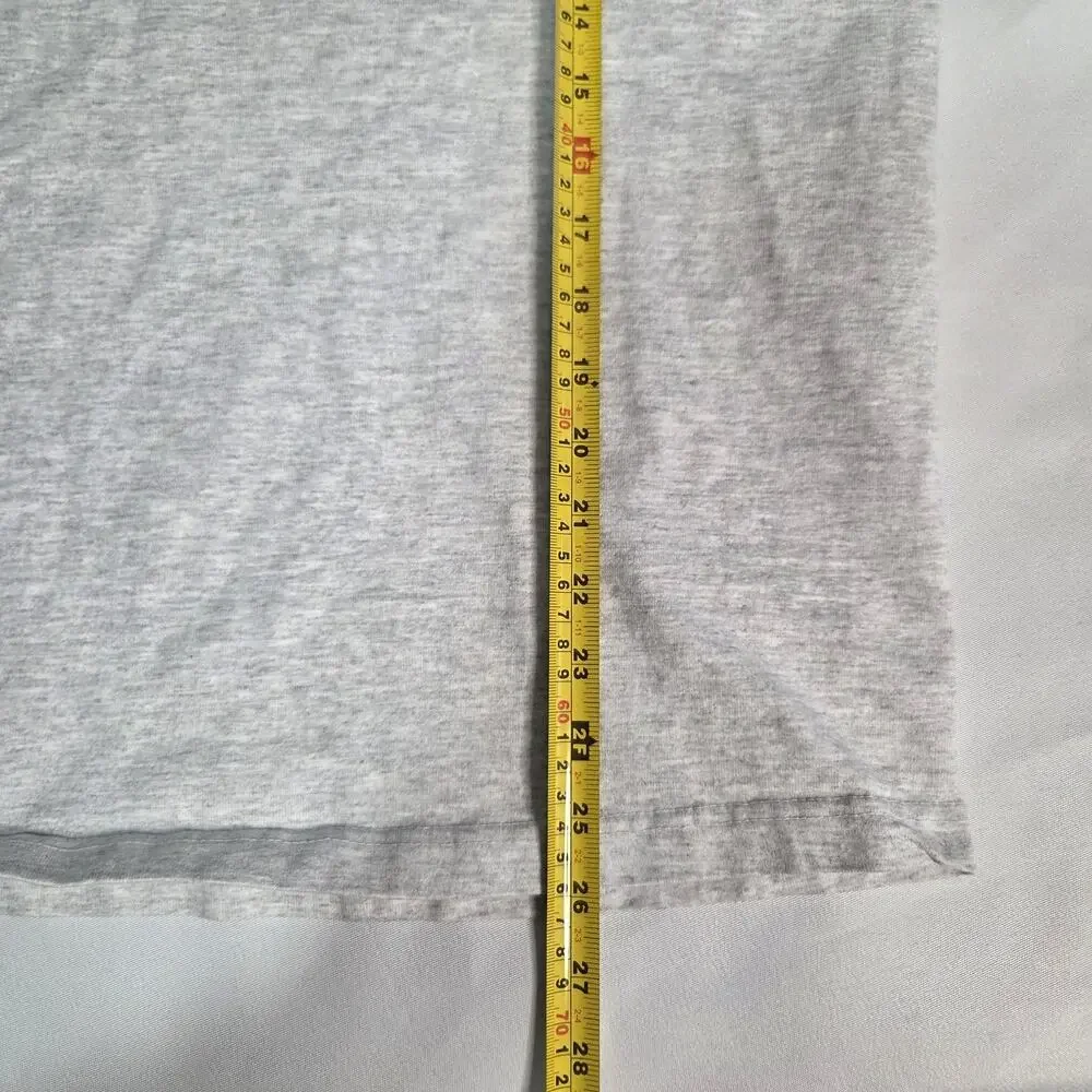 Vintage Small Talk Designs 1992 Unisex‎ Heather Gray Long Sleeve T-Shirt